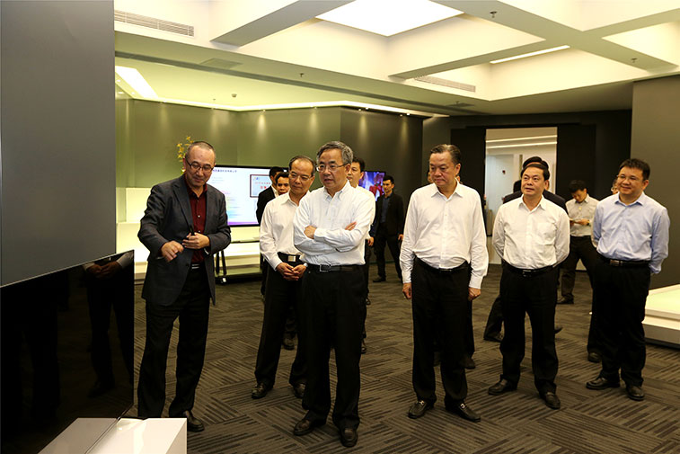 CPC Politburo Member,Guangdong Provincial Party Committee Secretary Hu Chunhua -- Visited Hui Nan Factory of KTC Group